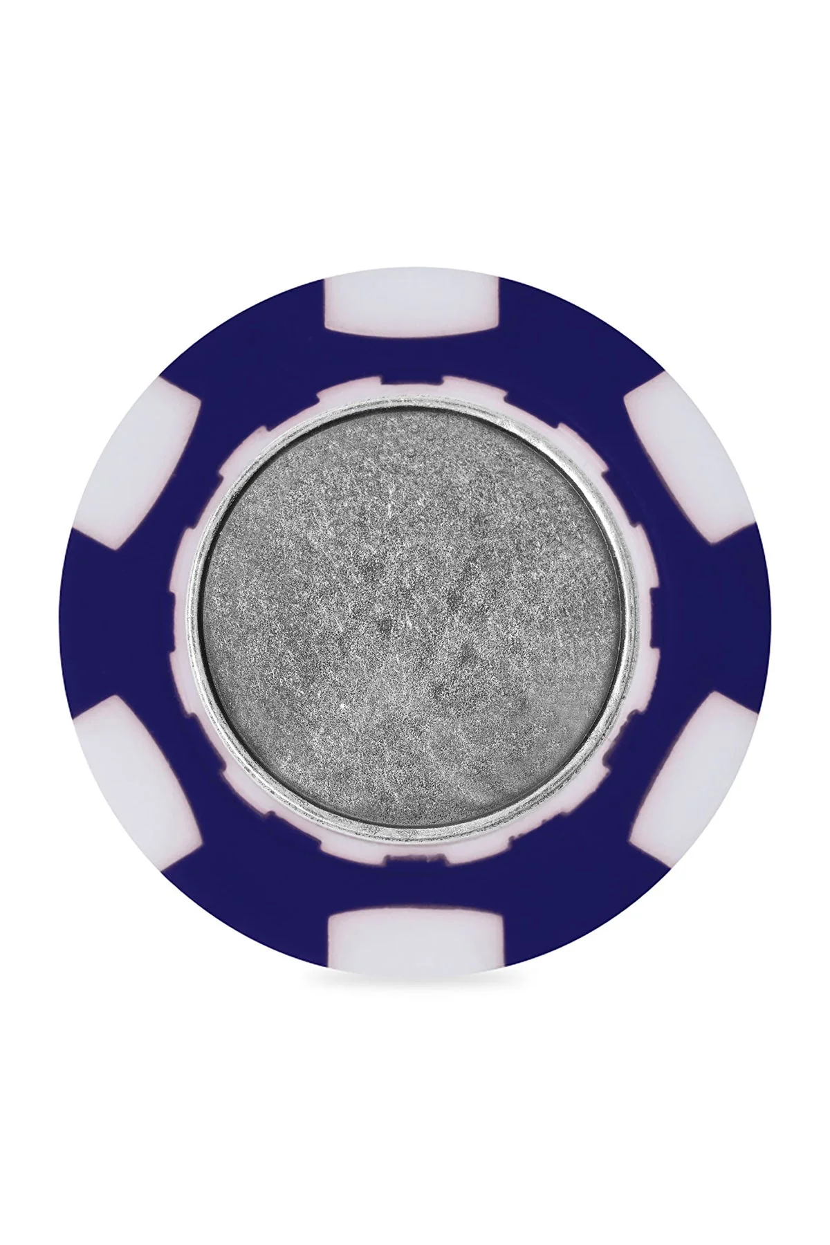 Ahead Poker Chip with Custom Ball Markers, Navy/White - Image 2