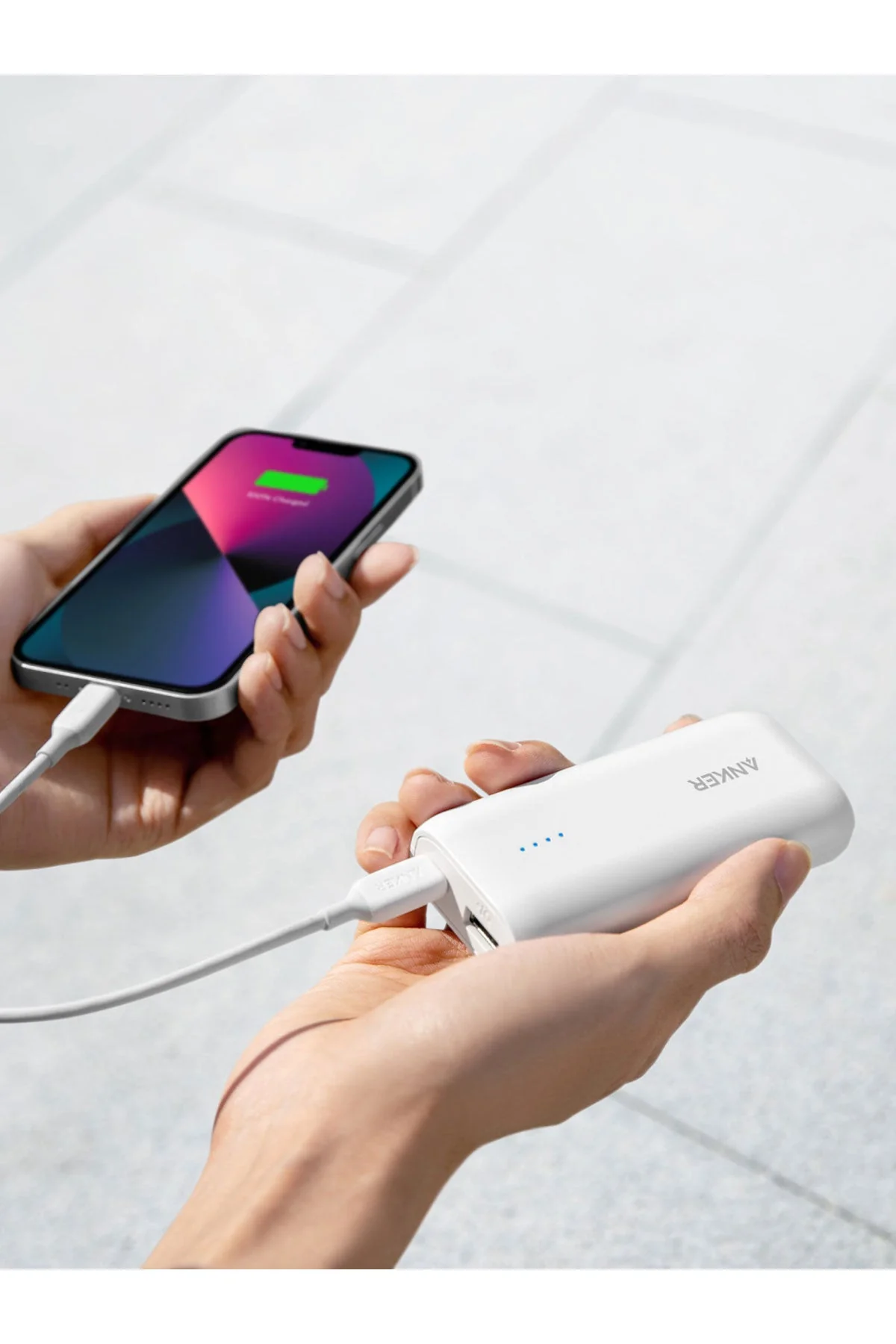 Anker 321 PowerCore 5k Custom Power Banks, White [August Grooming] - Image 3