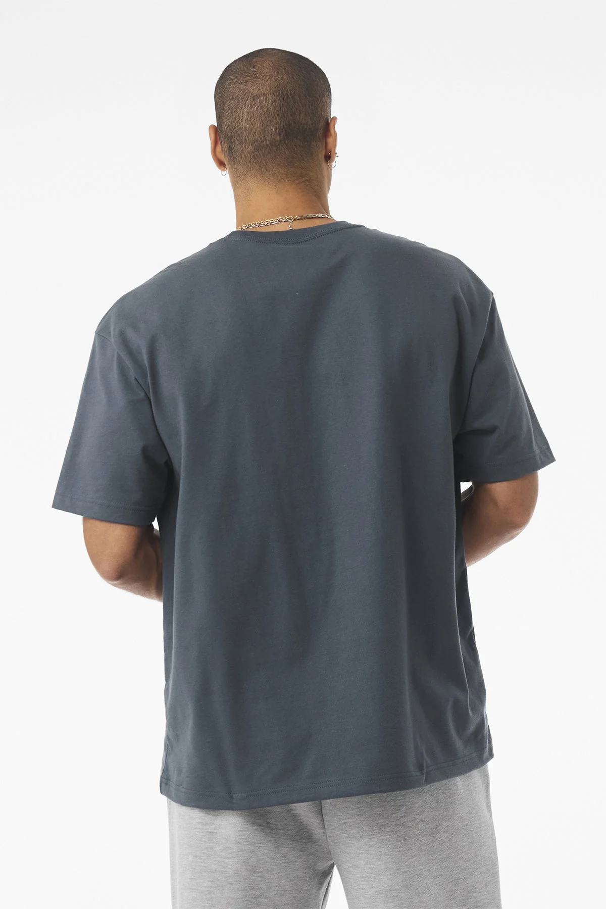 Bella Canvas Unisex Heavyweight Tee, Vintage Navy - Embroidery [Reynolds and Moore] - Image 2