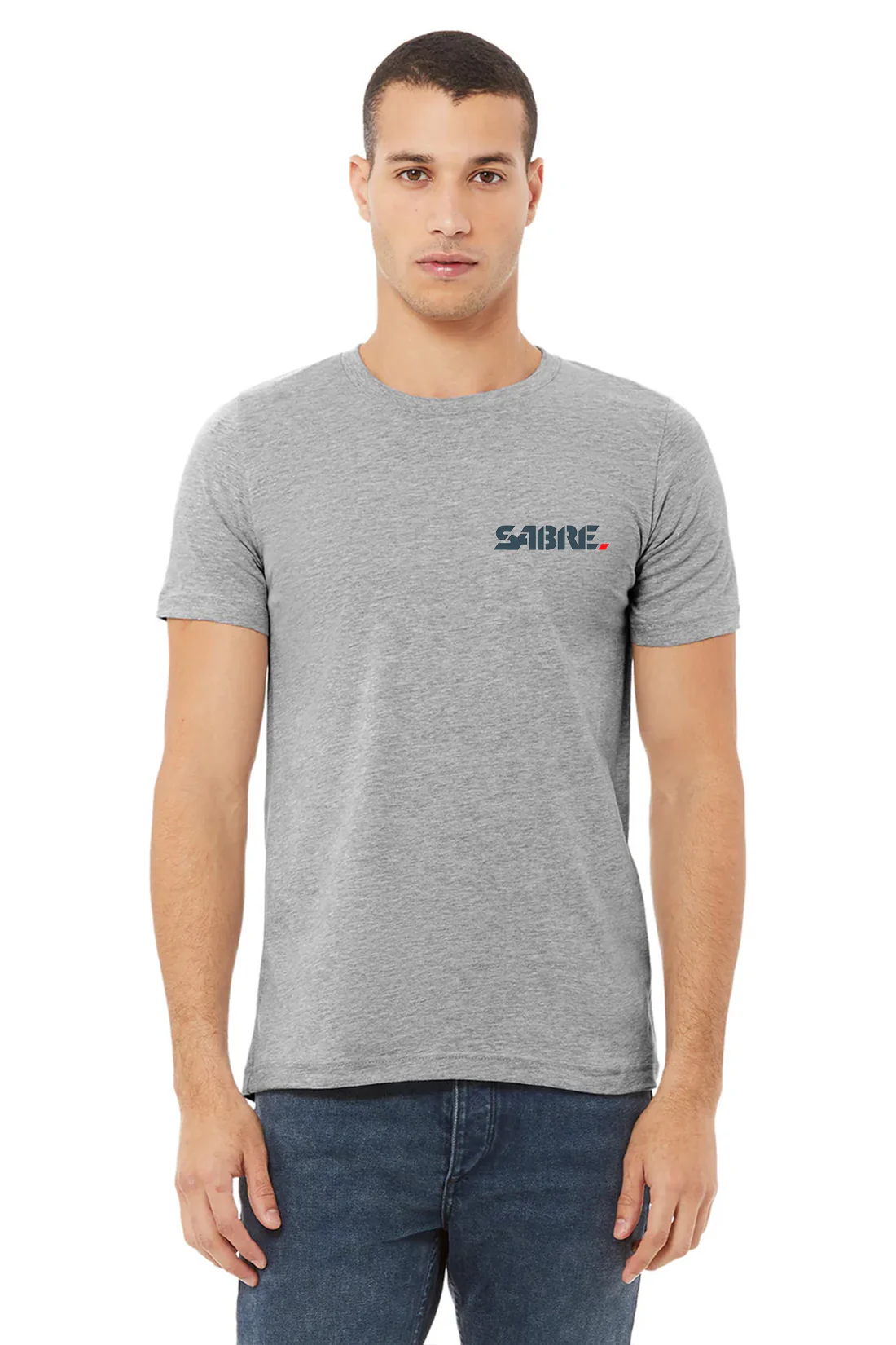 Bella Canvas Unisex Jersey T-Shirt, Athletic Heather [SABRE]