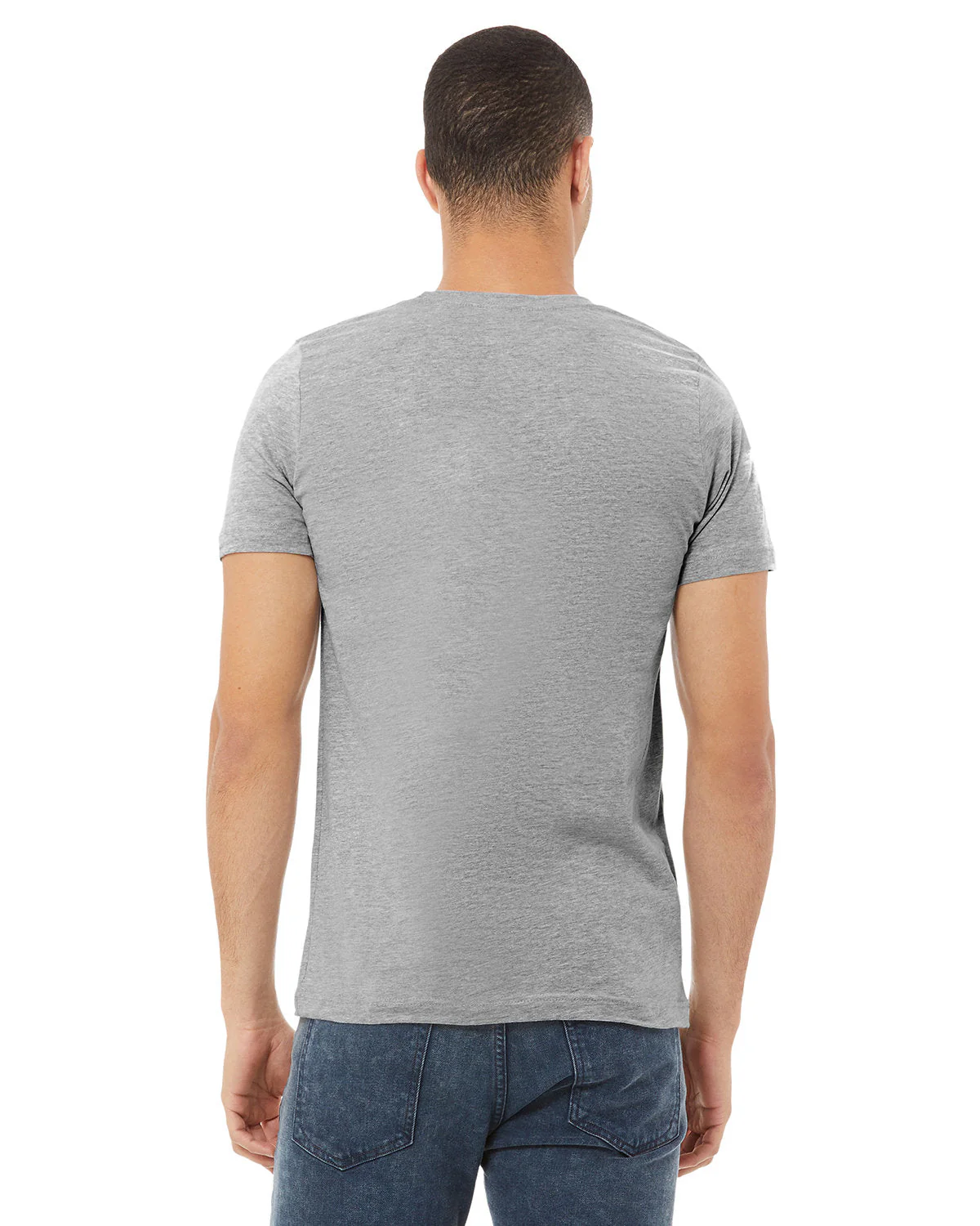 Bella Canvas Unisex Jersey T-Shirt, Athletic Heather [SABRE] - Image 2
