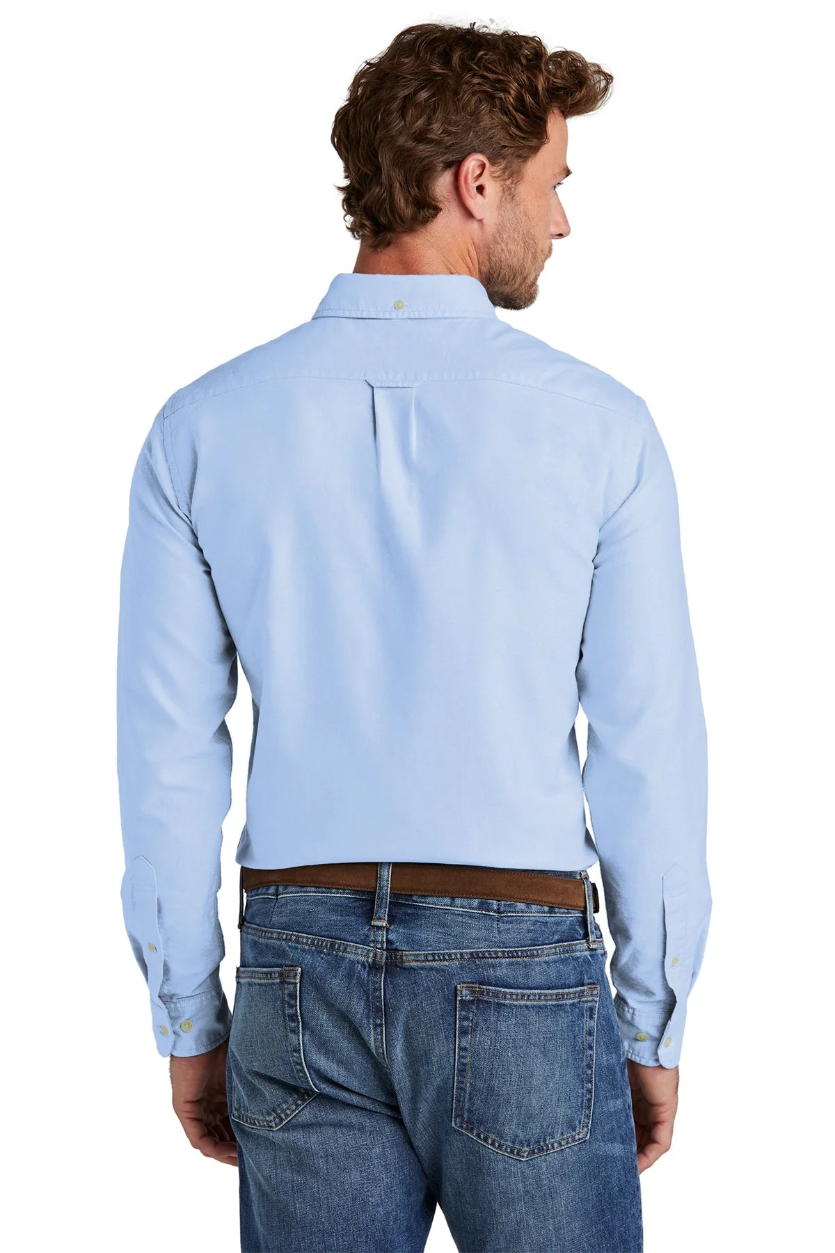 Brooks Brothers Oxford Shirt, Newport Blue [Kentucky United Methodist Children's Homes] - Image 2