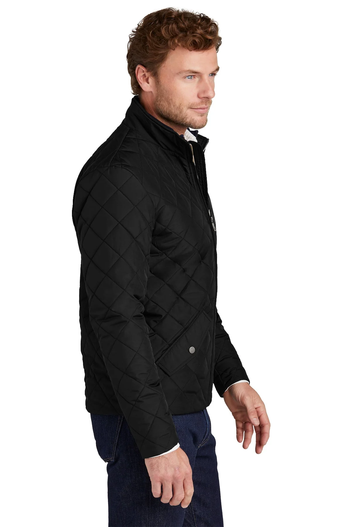 Brooks Brothers Quilted Jacket, Deep Black - Image 3