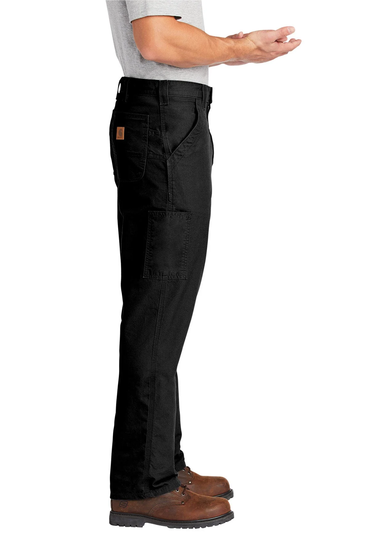 Carhartt Canvas Work Custom Dungaree, Black - Image 3