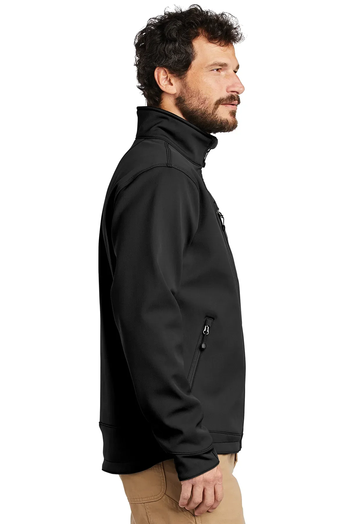 Carhartt Crowley Soft Shell Jacket, Black [PBLA Surveying INC] - Image 3