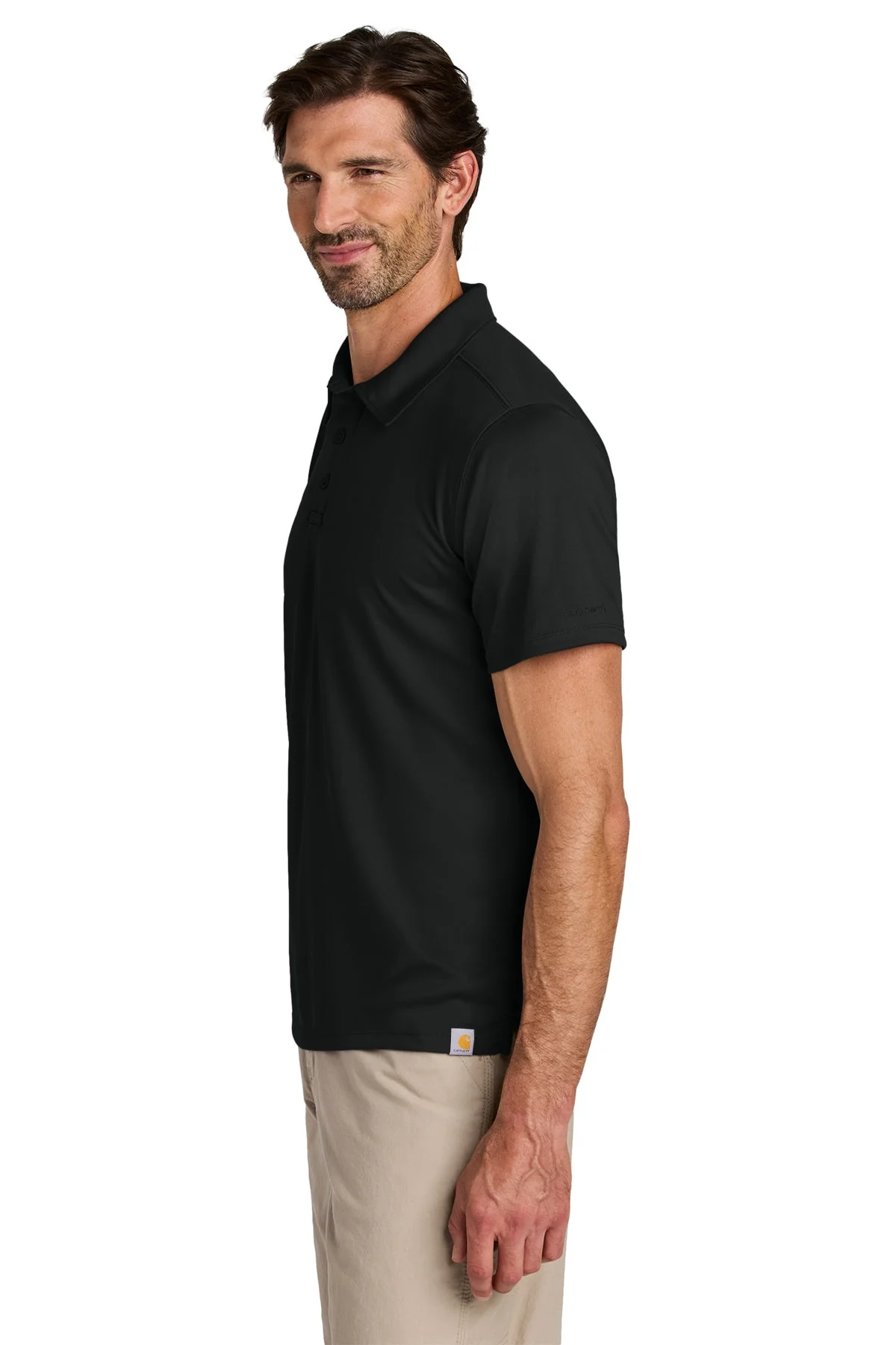 Carhartt Force Sun Defender Polo, Black [Lake Erie Arms] - Image 3