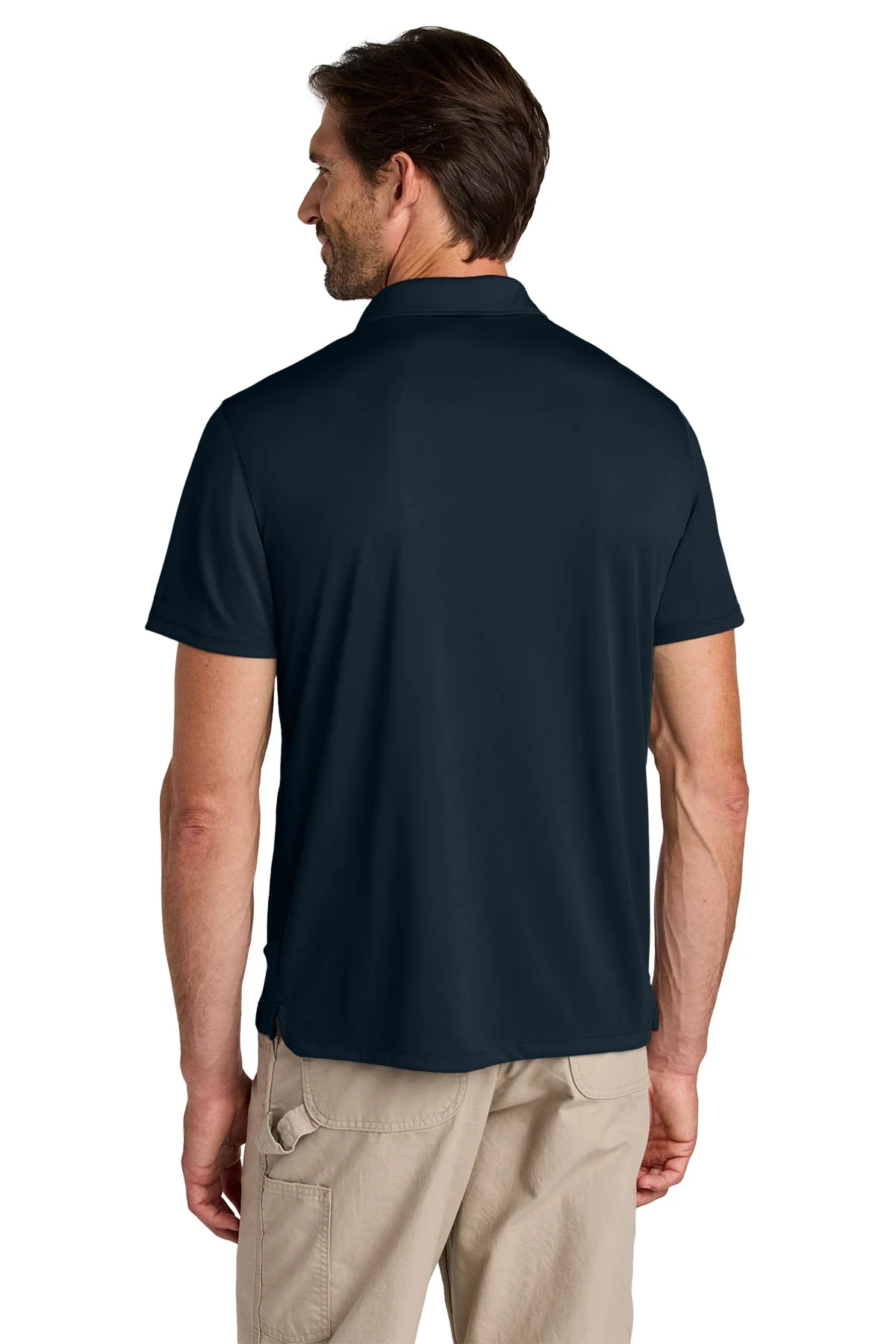Carhartt Force Sun Defender Custom Polos, Navy - Image 2