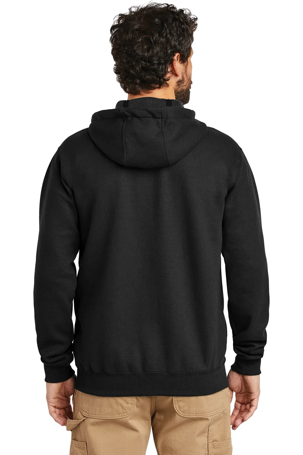 Carhartt Midweight Zip Up Hoodie, Black [FCCC/Civitek] - Image 2