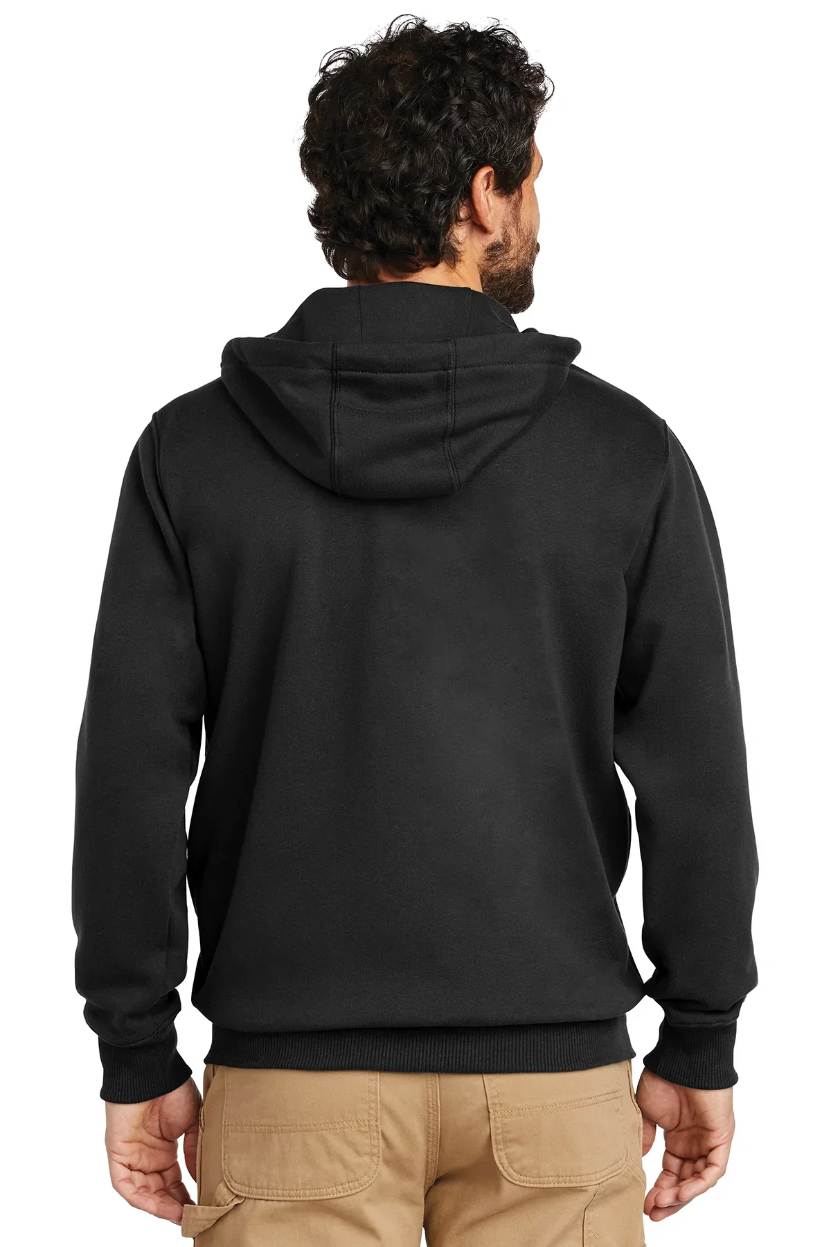 Carhartt Rain Defender Paxton Zip Hoodie, Black [Johnstown Housing Authority] - Image 3