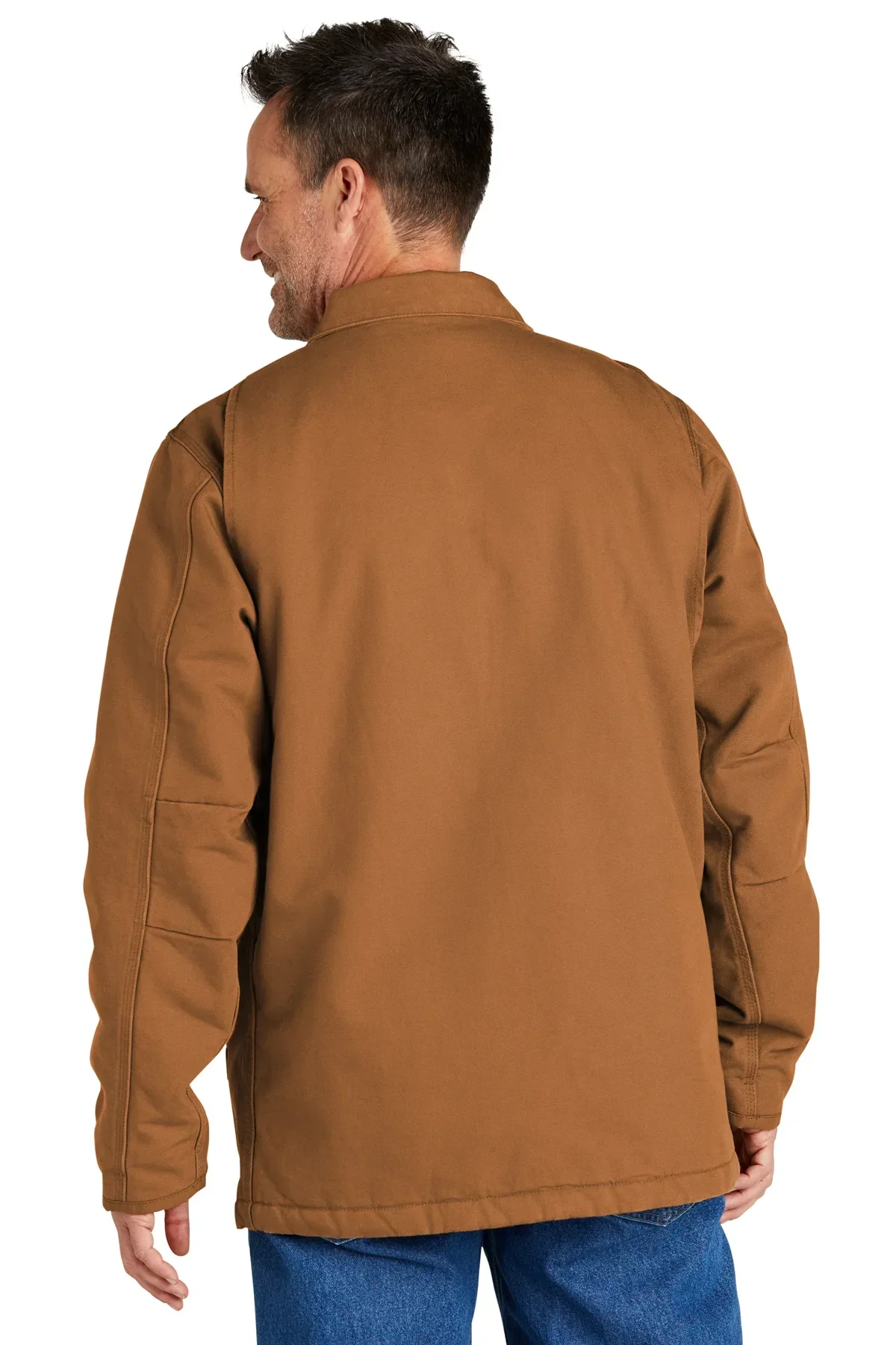 Carhartt Sherpa-Lined Coat, Carhartt Brown [Matos Builders] - Image 3