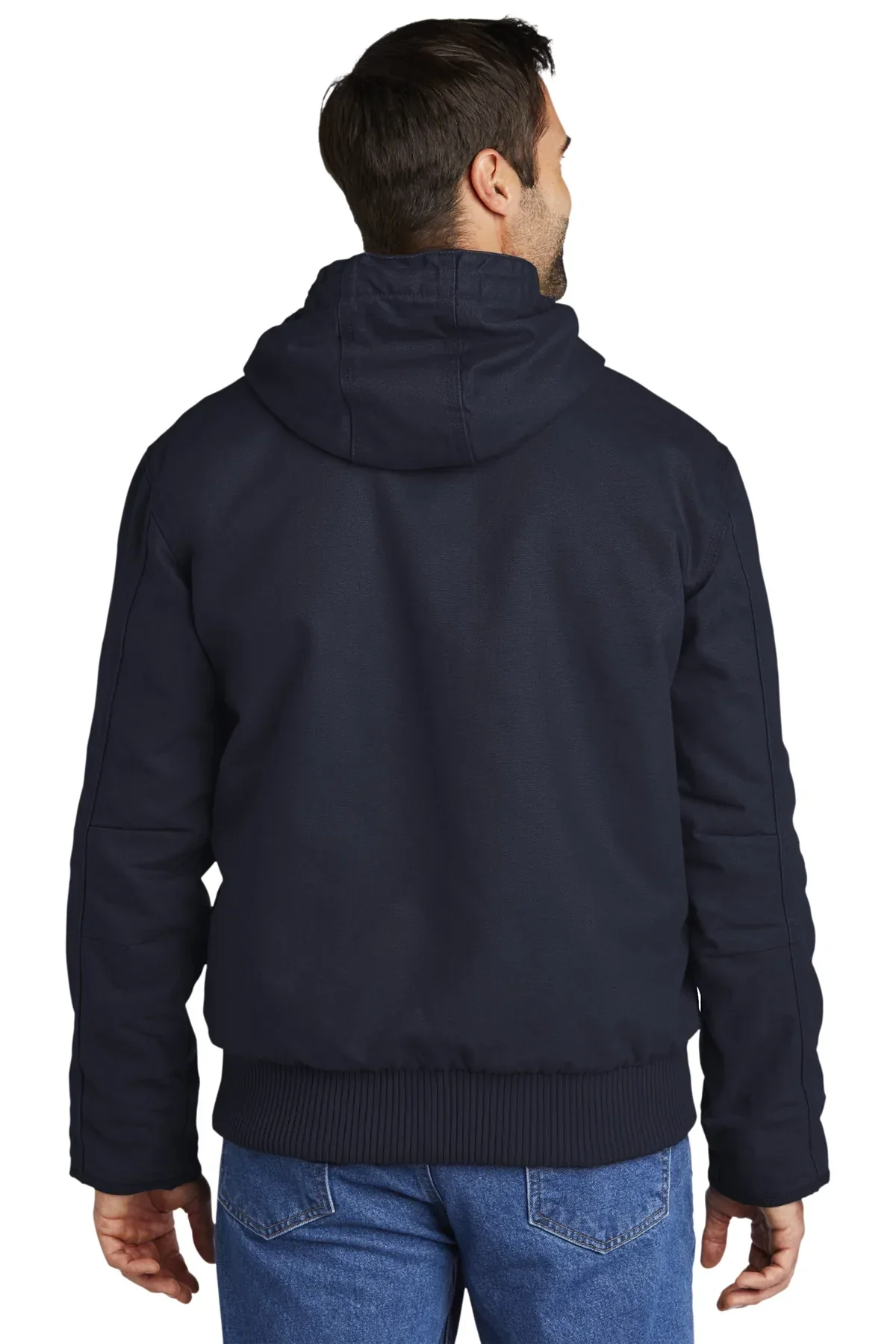 Carhartt Tall Washed Duck Jacket, Navy [Matos Builders] - Image 3