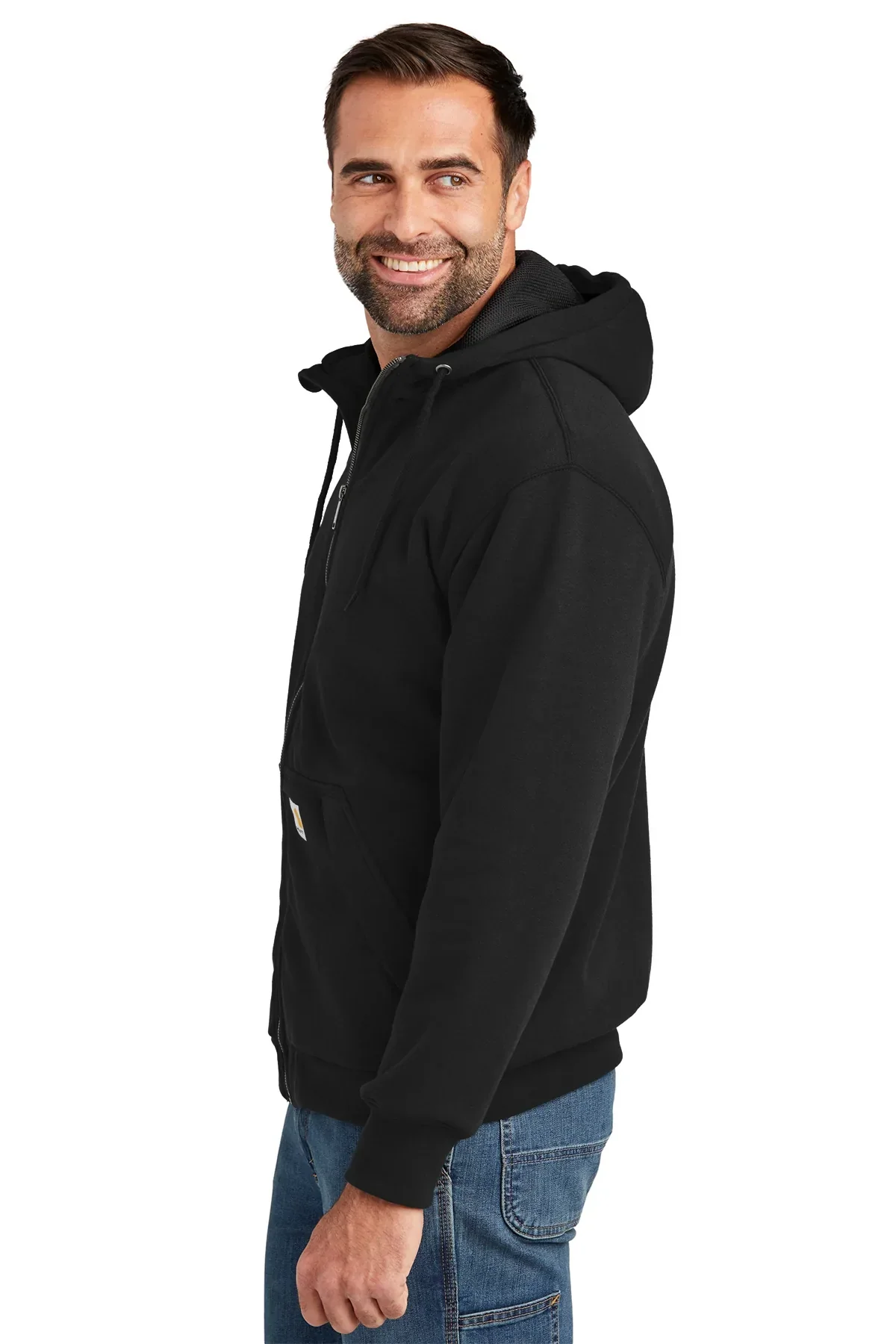 Carhartt Thermal-Lined Zip-Up, Black [Milford Mining Company Utah] - Image 3