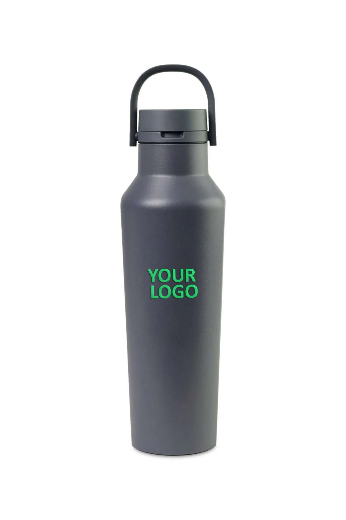 Corkcicle Sport Custom Canteen 20 Oz, Dark Grey