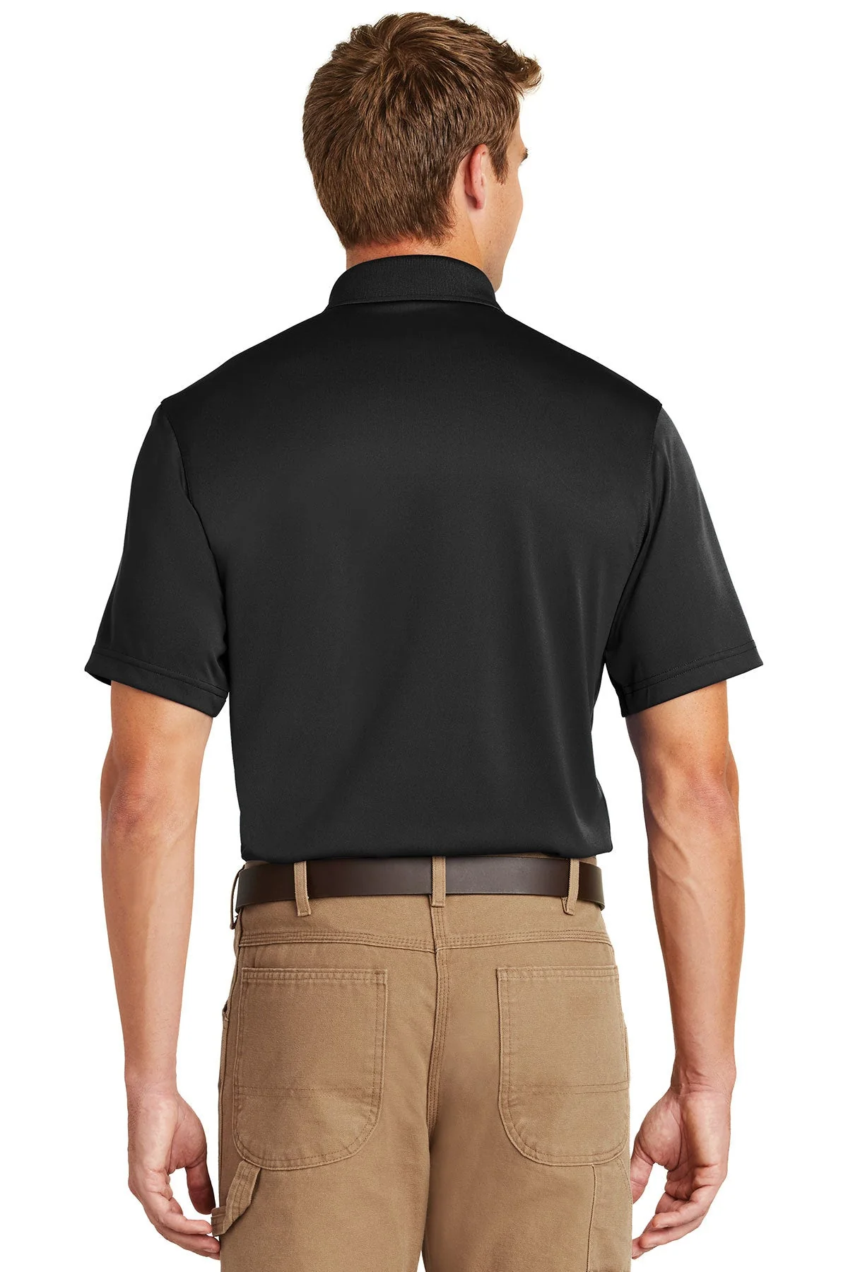 CornerStone Tall Snag-Proof Polo, Black [Allied Residential] - Image 2