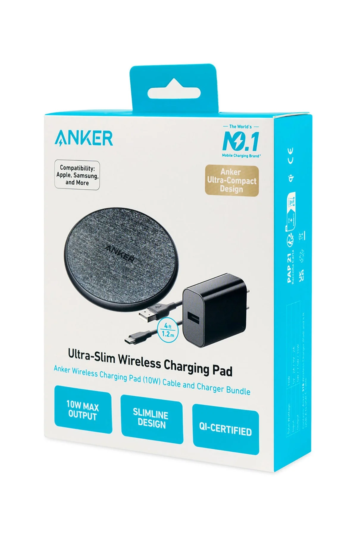 Anker 318 Wireless Custom Charging Pads, Black - Image 3