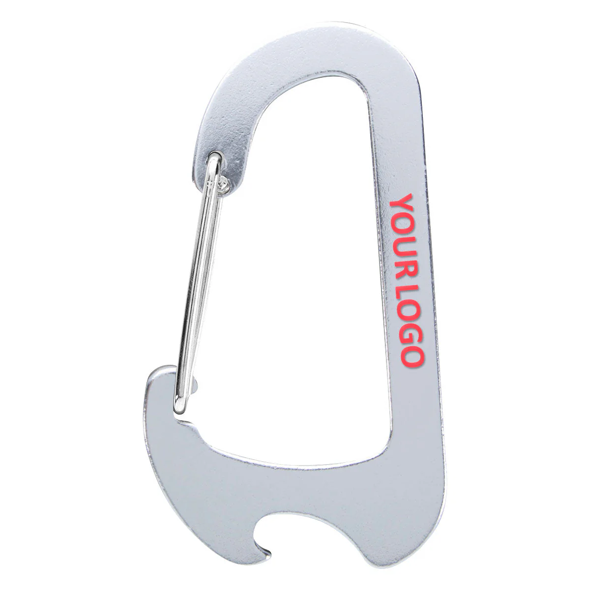 Chaz Carabiner Bottle Opener, Silver