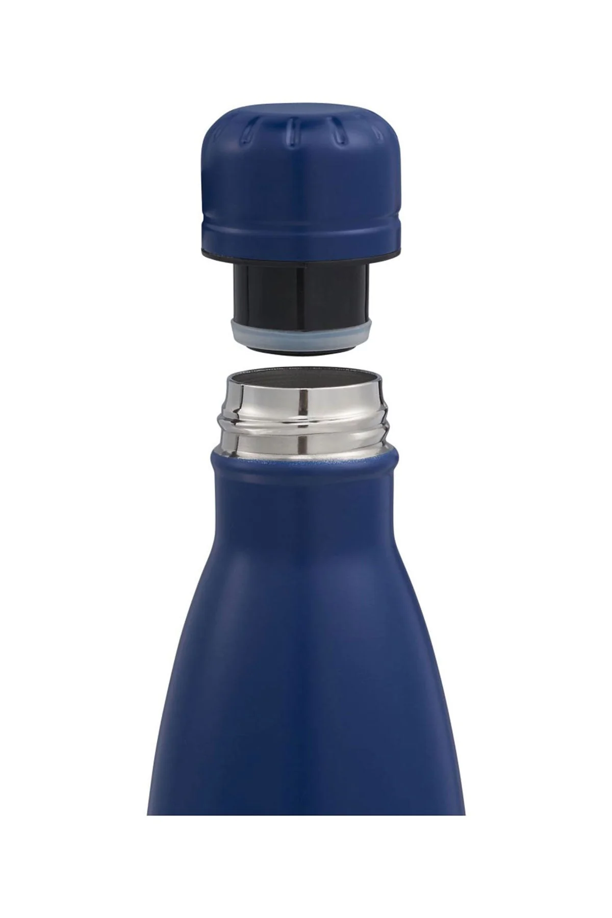 Copper Vacuum Insulated 17oz Custom Bottles, Navy - Image 3