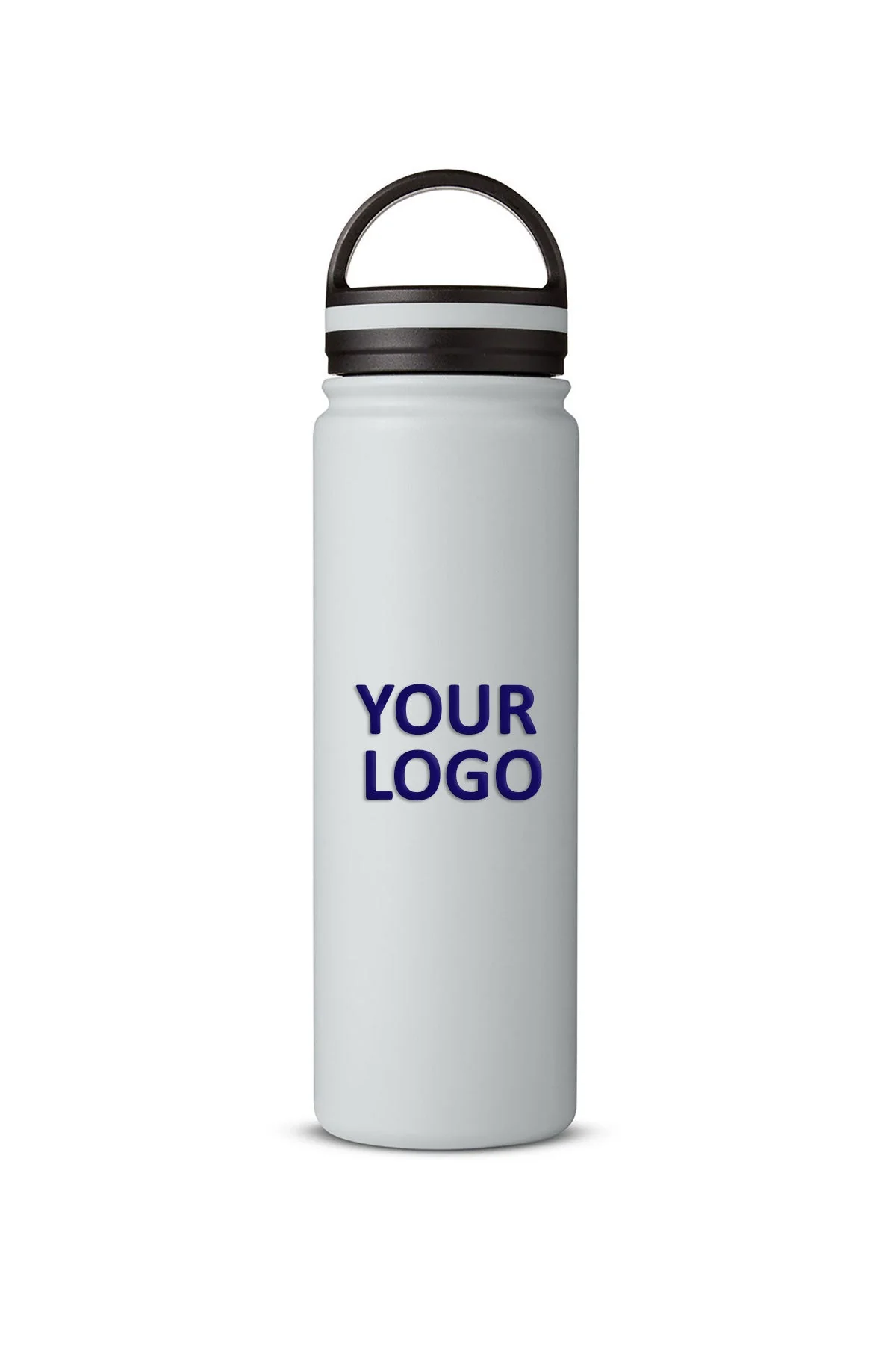 Core365 Vacuum Insulated 24oz Stainless Steel Custom Bottles, Platinum