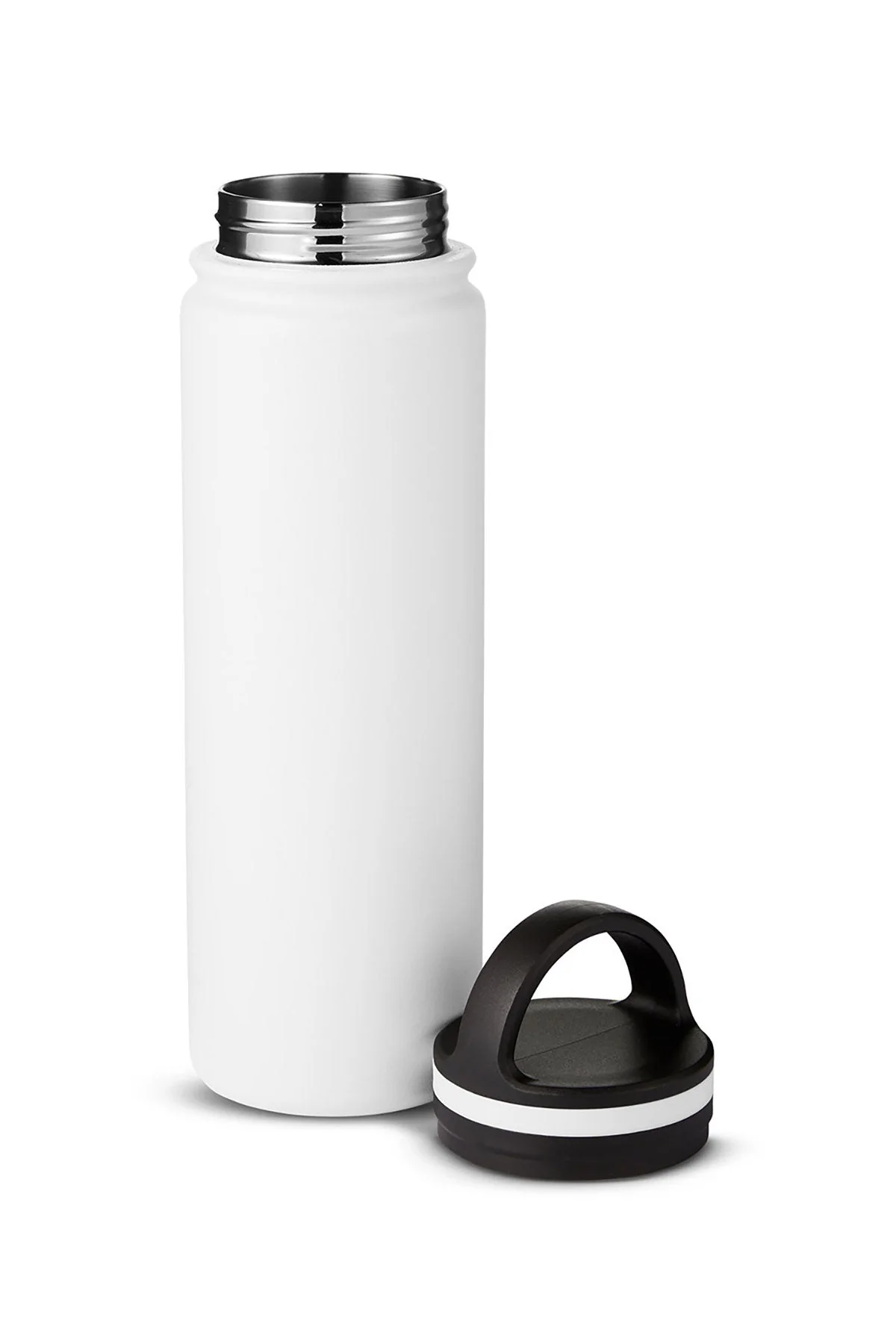 Core365 Vacuum Insulated 24oz Stainless Steel Custom Bottles, White - Image 3