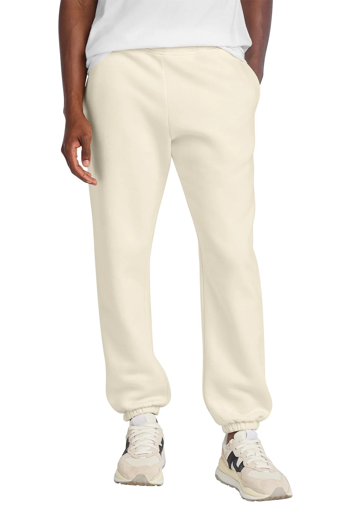 District V.I.T. Heavyweight Fleece Custom Sweatpants, Griege - Image 4