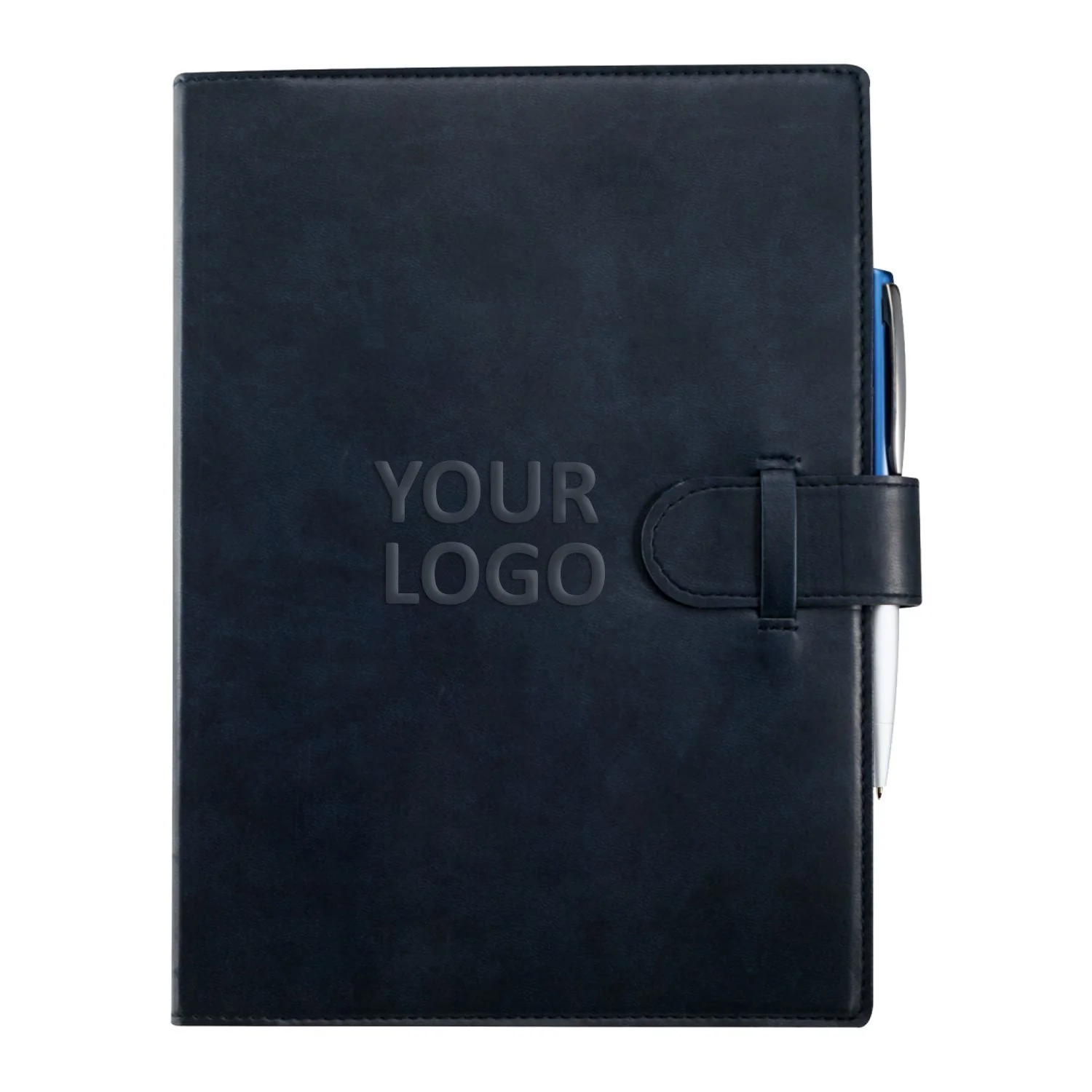 FSC Mix Dovana Large Custom JournalBooks, Navy