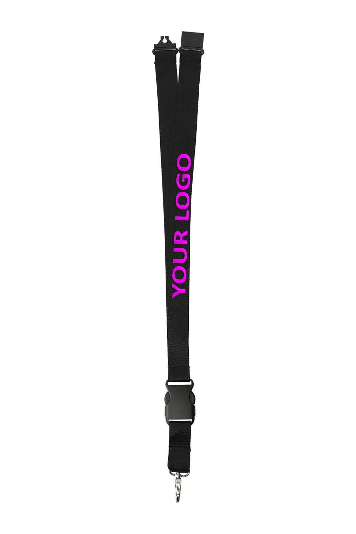 Hang In There Custom Lanyards, Black