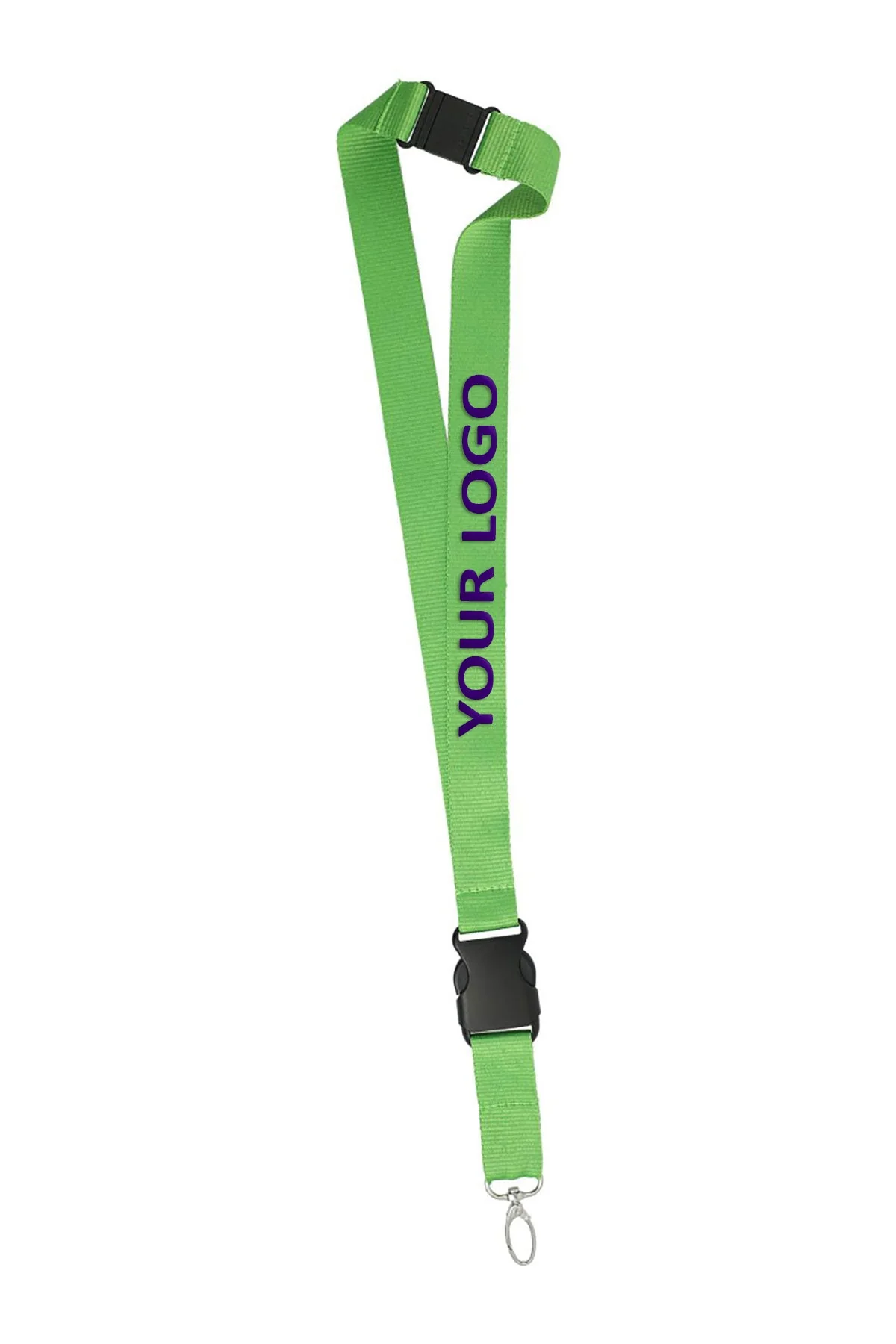 Hang In There Custom Lanyards, Light Green