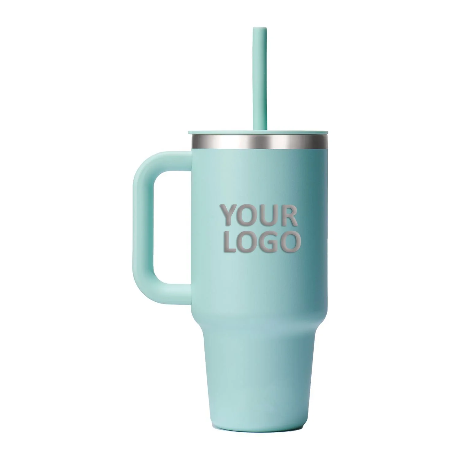 Hydro Flask All Around Travel 32oz Custom Tumblers with Straw, Dew