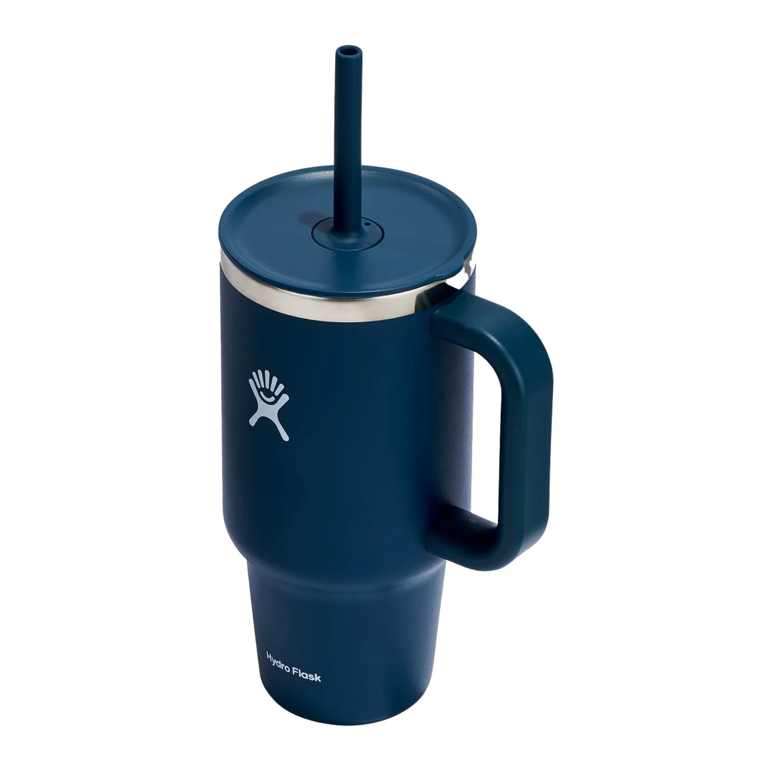 Hydro Flask All Around Travel 32oz Custom Tumblers with Straw, Indigo - Image 3
