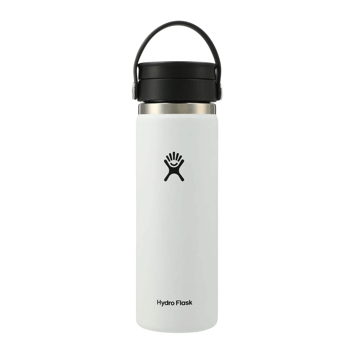Hydro Flask Wide Mouth 20 oz Custom Bottles with Flex Sip Lid, White - Image 2