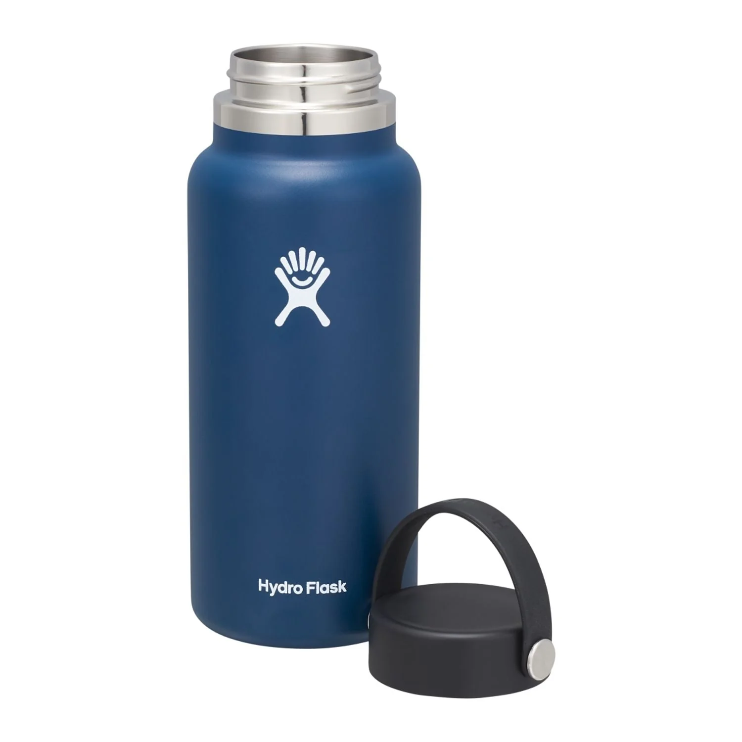 Hydro Flask Wide Mouth 32oz Custom Bottles with Flex Cap, Indigo - Image 2