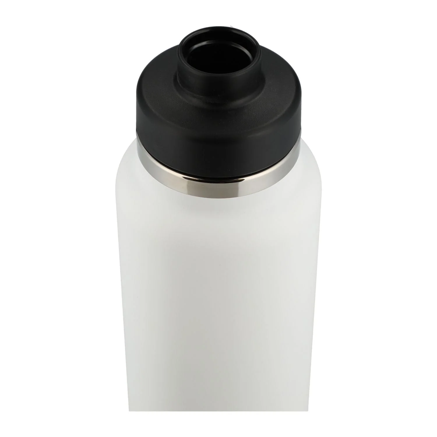 Hydro Flask Wide Mouth 32oz Custom Bottles with Flex Chug Cap, White - Image 3