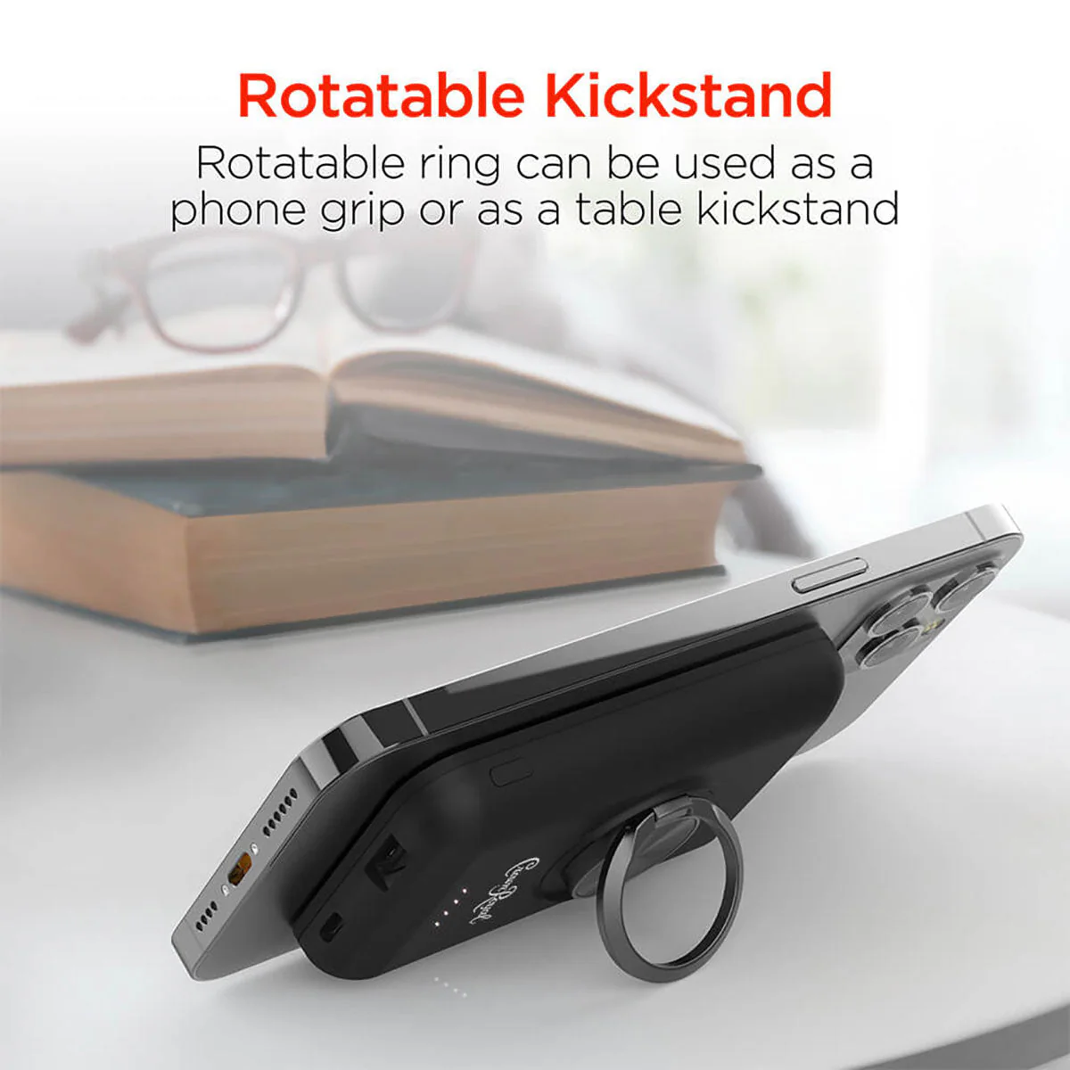 Hypergear 5K Custom Wireless Power Banks, Black - Image 3
