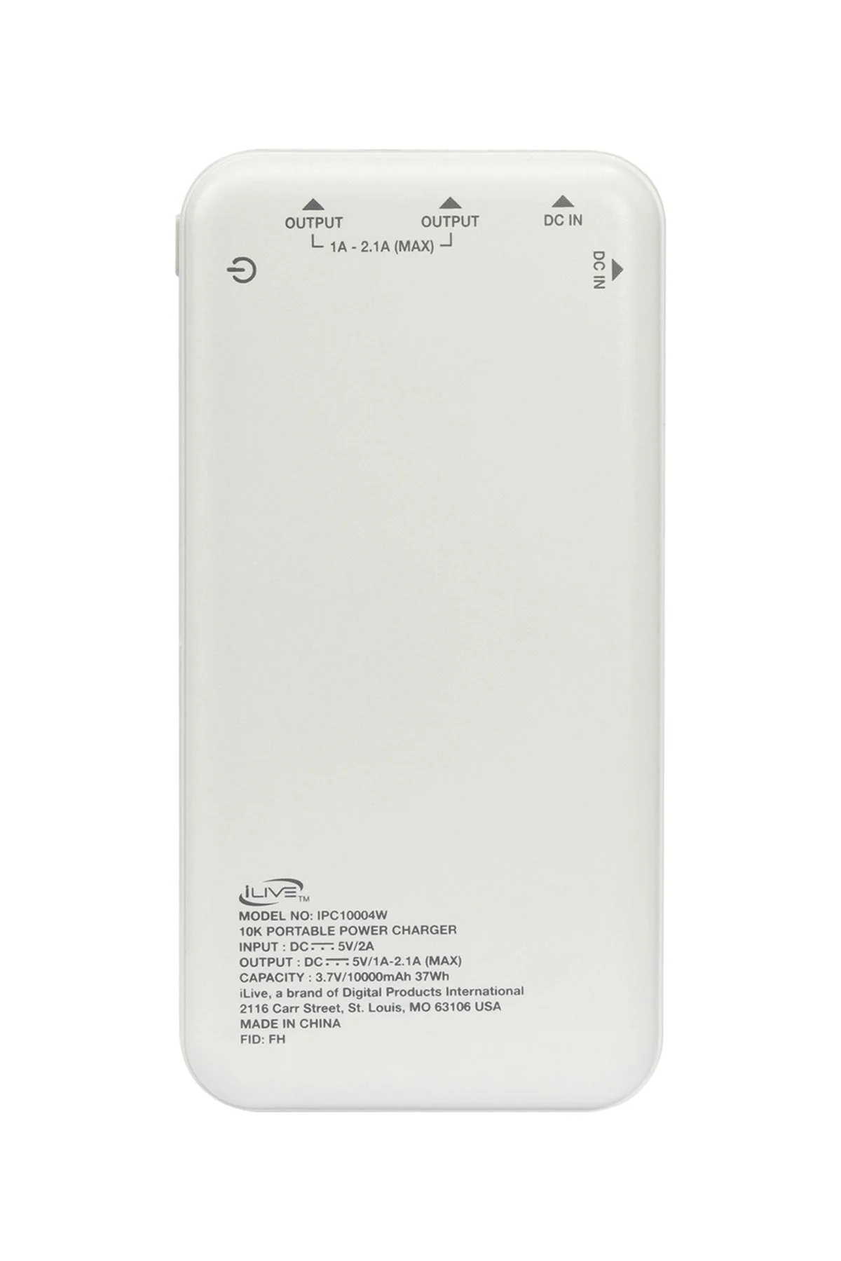 iLive 10K Custom Power Banks, White - Image 3