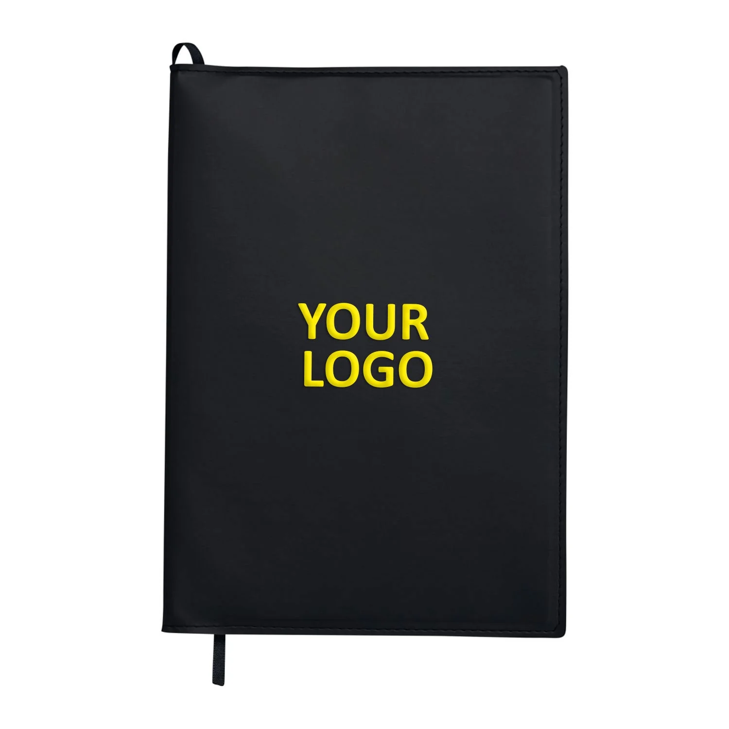 Mela Apple Leather Refillable Custom JournalBooks, Black