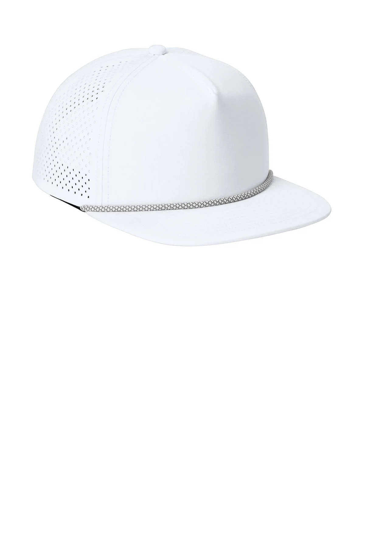 OGIO 5-Panel Rope Performance Custom Caps, White - Image 3