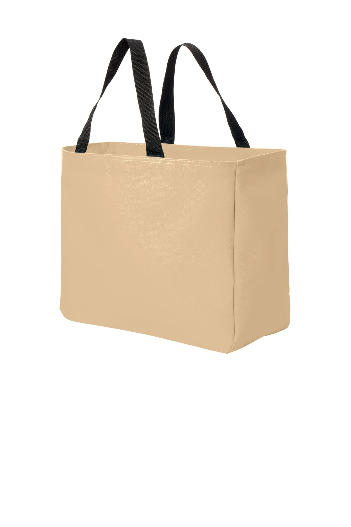 Port Authority Essential Custom Totes, Stone - Image 2