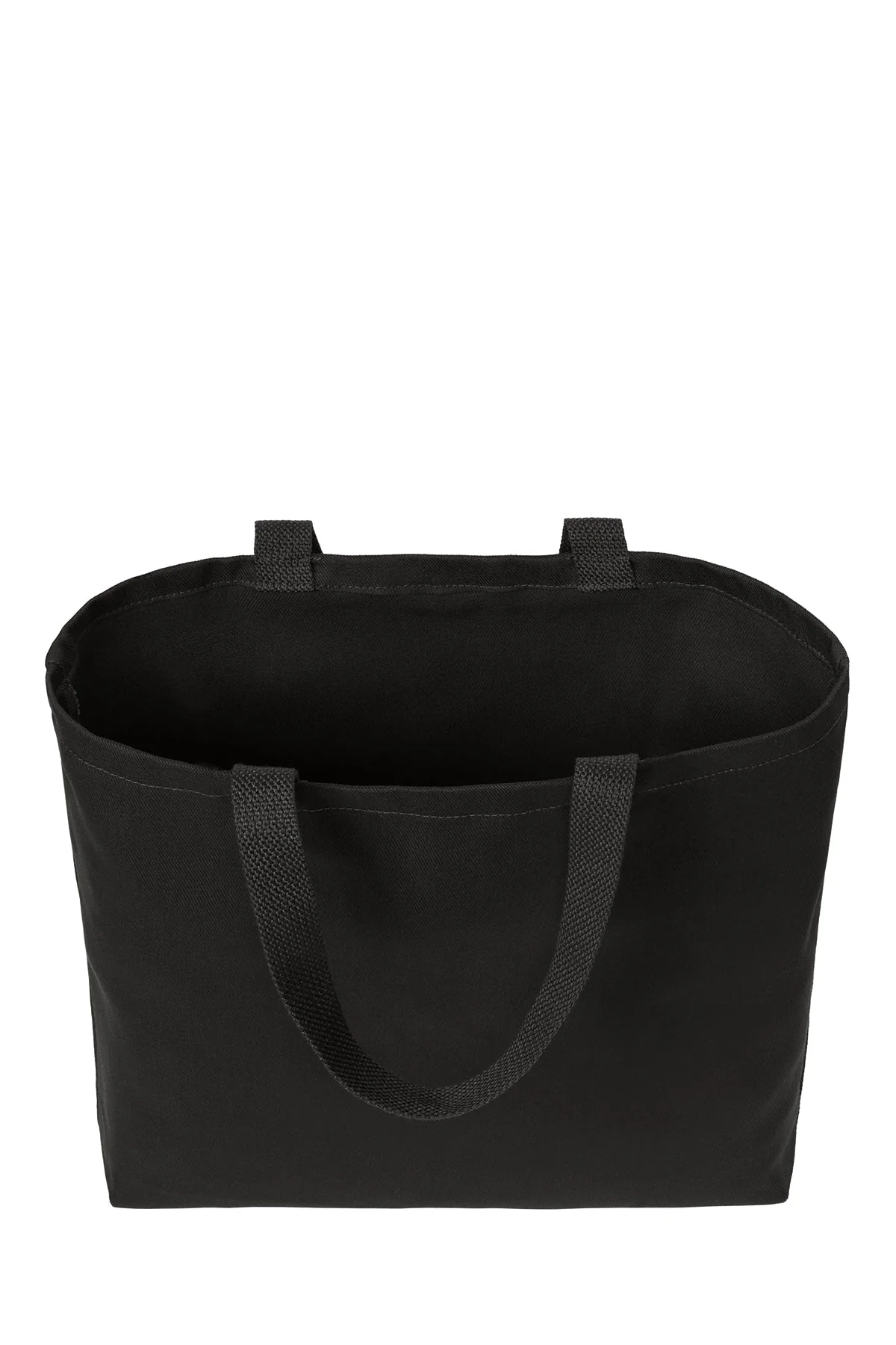 Port Authority Ideal Twill Convention Custom Totes, Black - Image 3