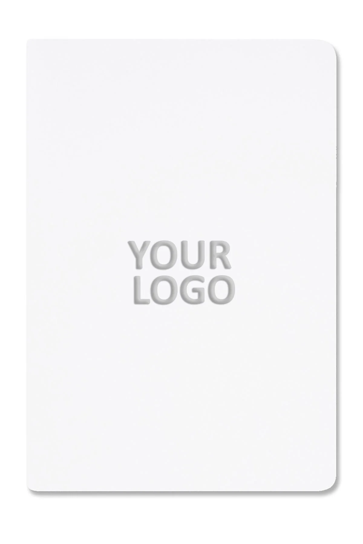 Flex Recycled Paper Custom Notebooks, White