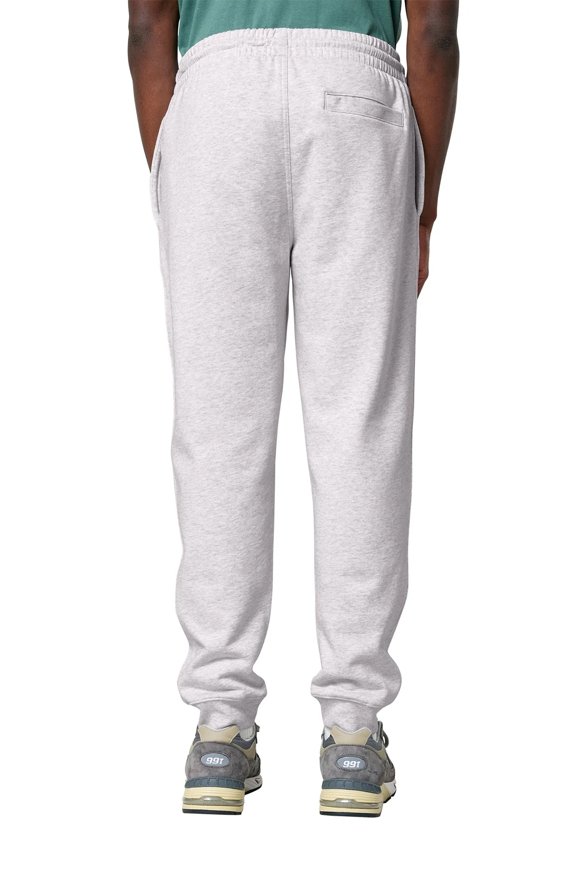 Stanley Stella Unisex Flyer Custom Joggers, Cool Heather Grey - Image 2