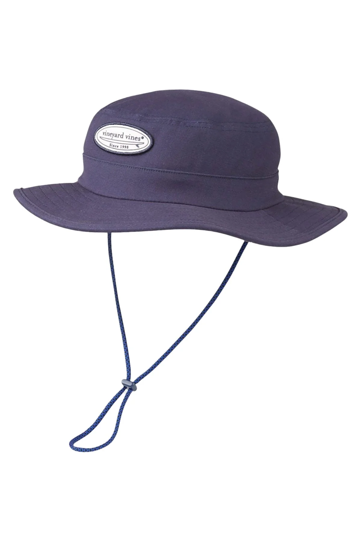 Vineyard Vines Custom Unisex Surf Patch Canvas Bucket Hats, Vineyard Navy - Image 3