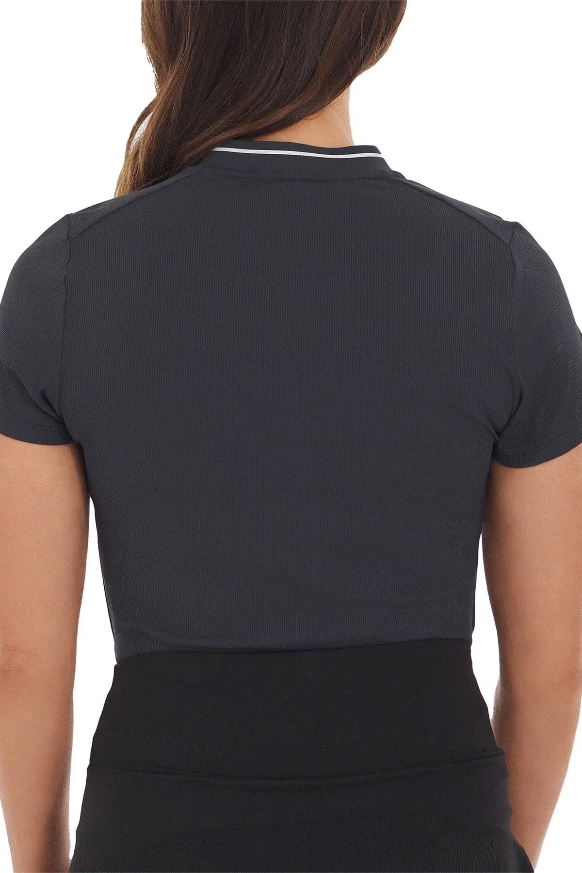 UNRL Amelia Short Sleeve Custom Polos, Nine Iron - Image 2