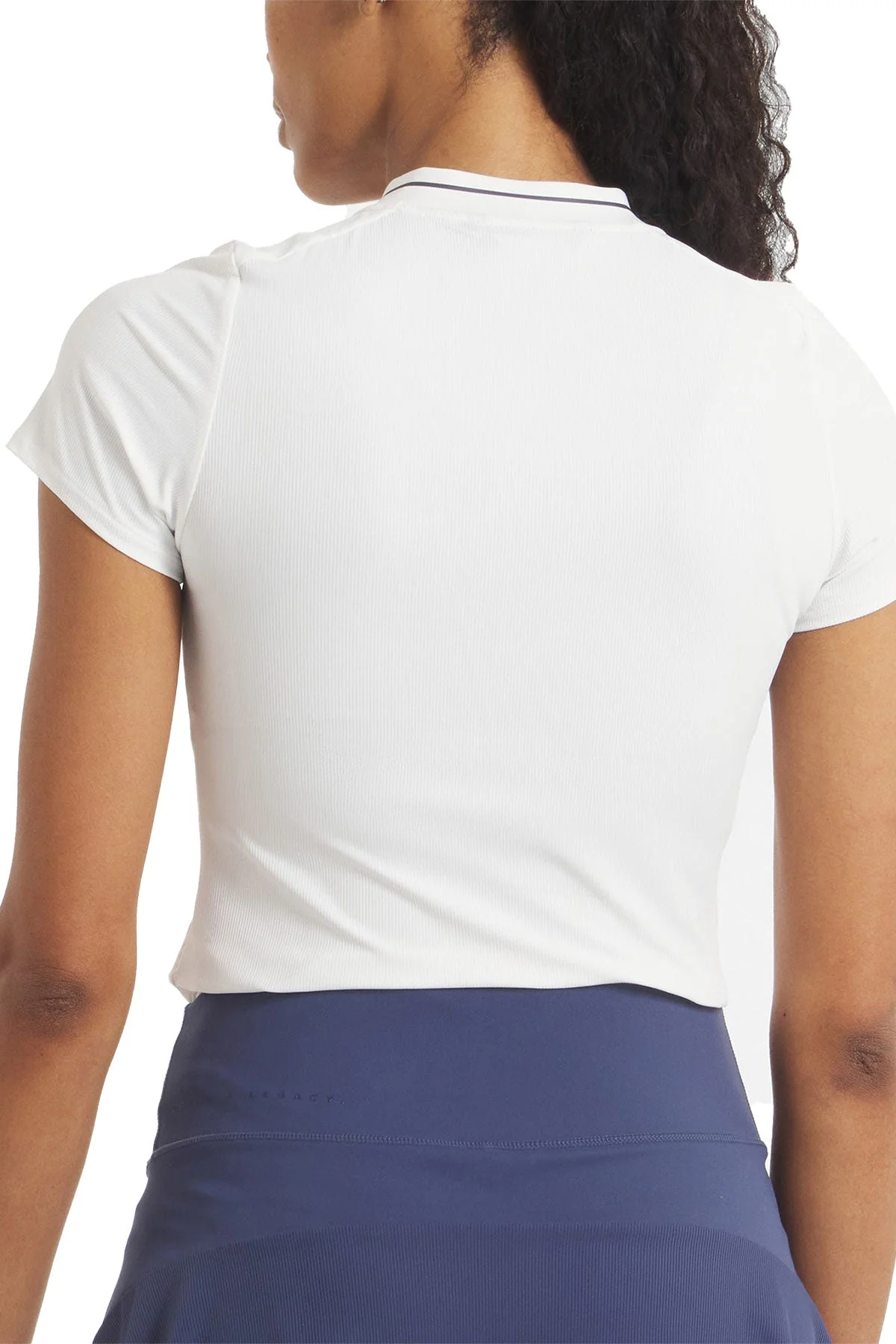 UNRL Amelia Short Sleeve Custom Polos, White - Image 2