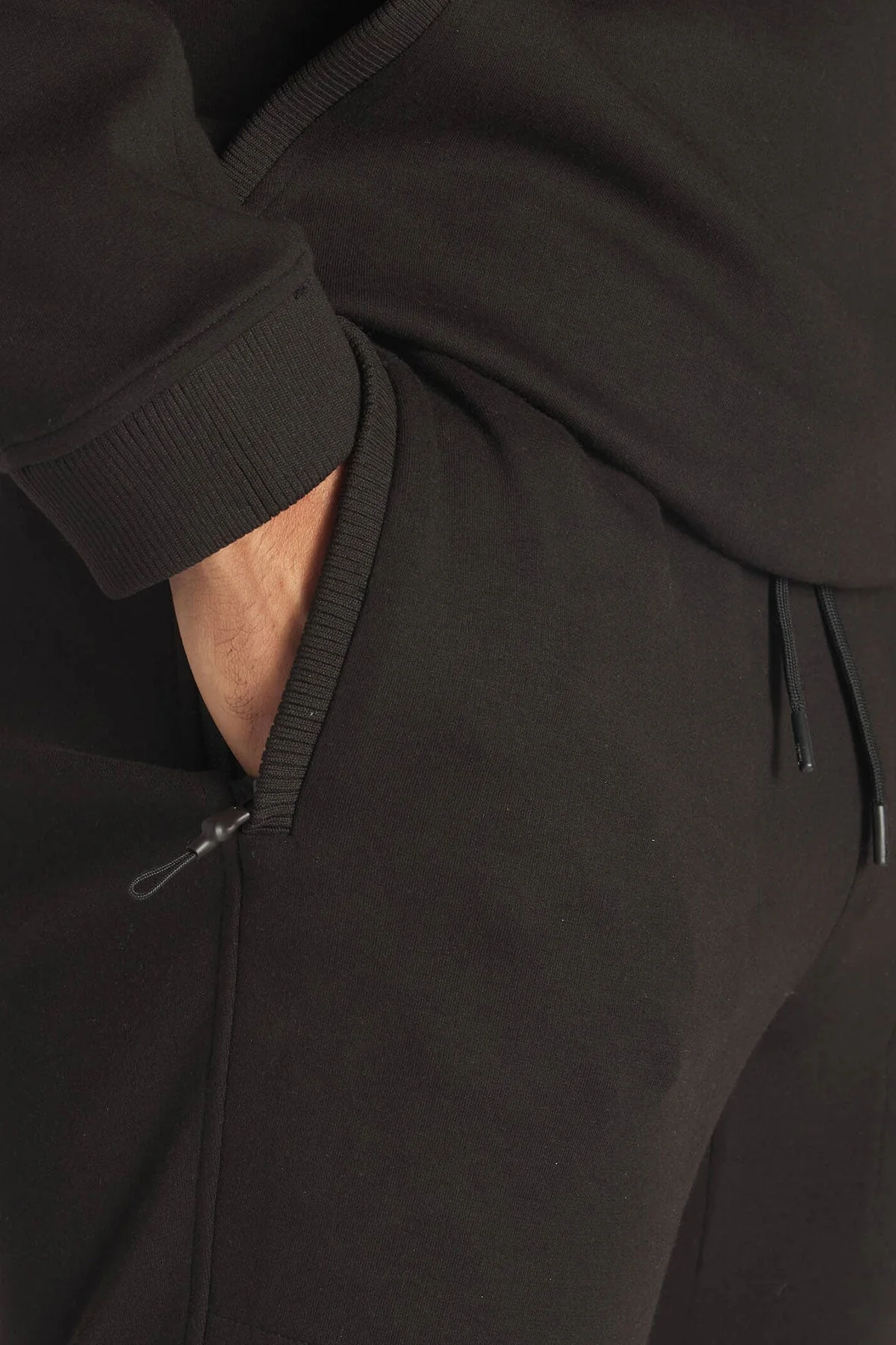 UNRL High Street Custom Joggers, Black - Image 3