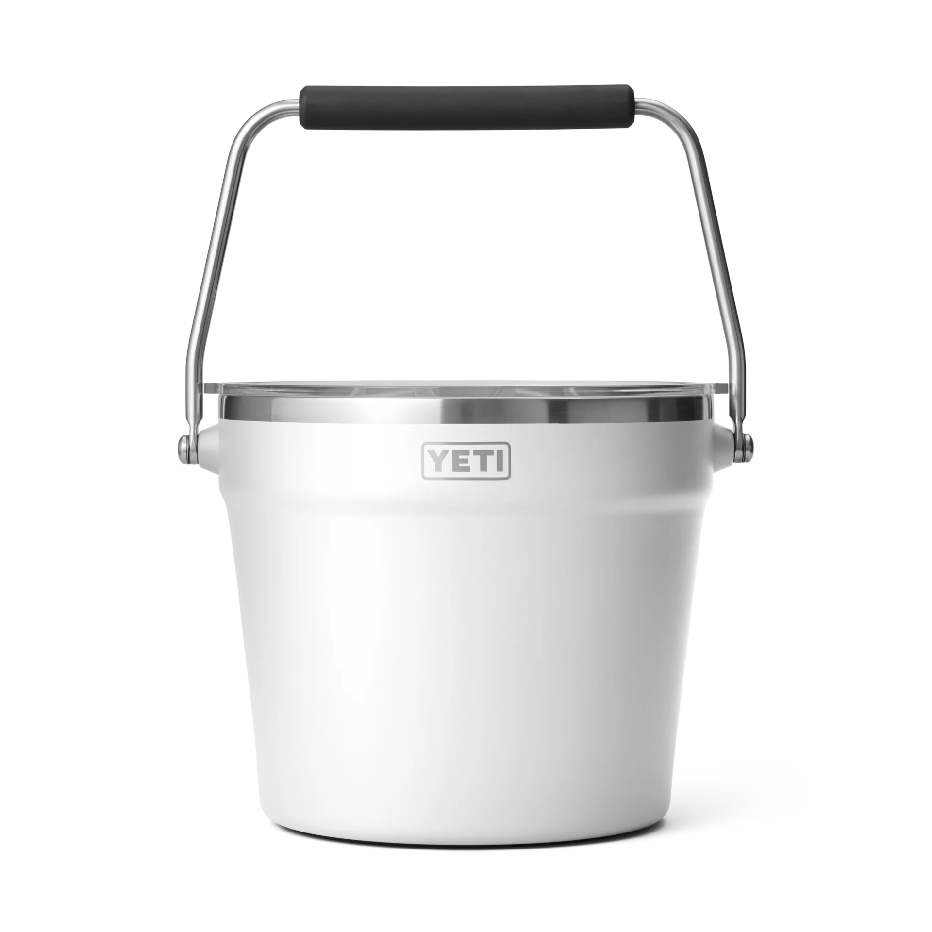 Yeti Rambler Custom Beverage Buckets With Lid, White - Image 2