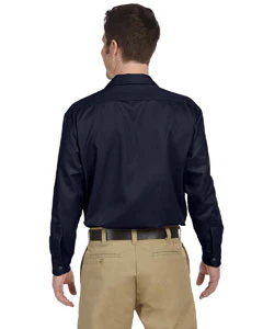 Dickies 2 Long-Sleeve Work Shirt 574 Dark Navy - Image 3