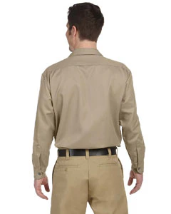 Dickies 2 Long-Sleeve Work Shirt 574 Khaki - Image 3