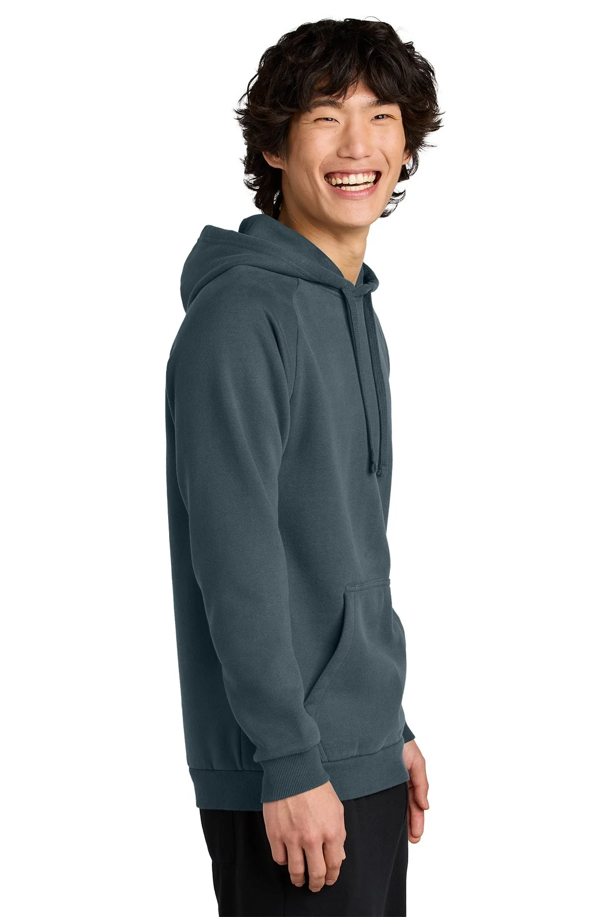 District Cloud Fleece Hoodie, Deep Steel Blue [CommStar Credit Union] - Image 3