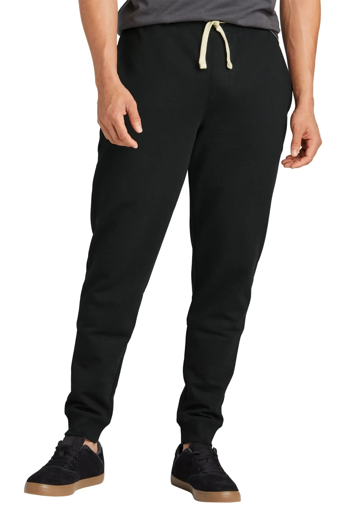 District Men's Re-Fleece Joggers, Black - Image 4
