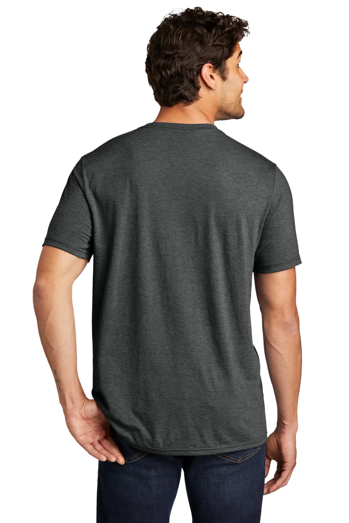 District Perfect Tri V-Neck Tee, Black Frost [Kizen] - Image 2